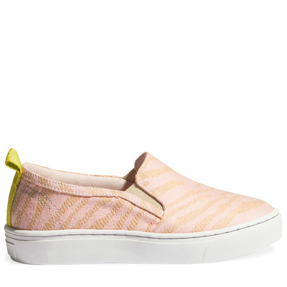 Tênis Slip On Infantil Rosa Zebra Eco - vista 1 de 4