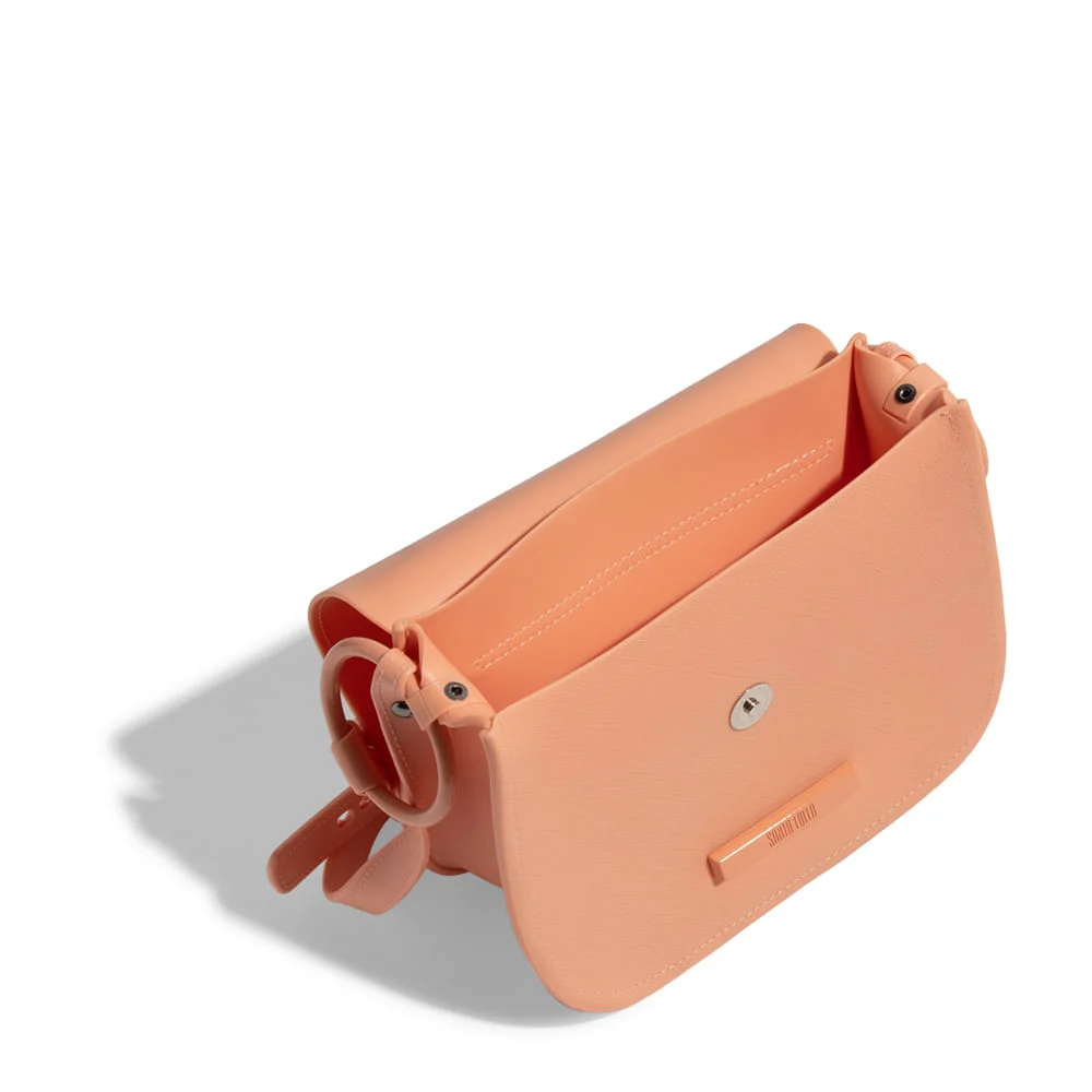 Bolsa Borracha Laranja Pêssego - vista 2 de 3