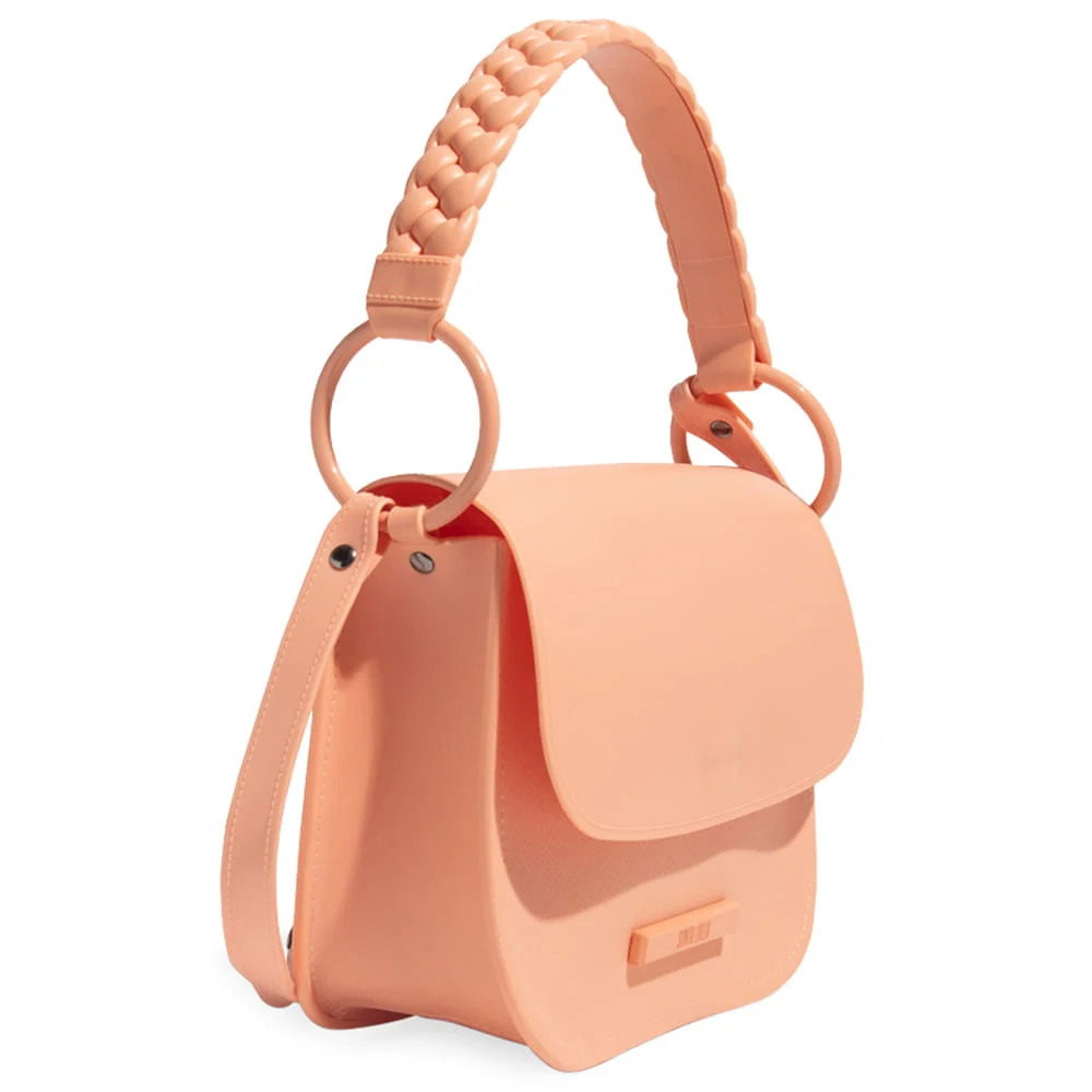 Bolsa Borracha Laranja Pêssego - vista 3 de 3