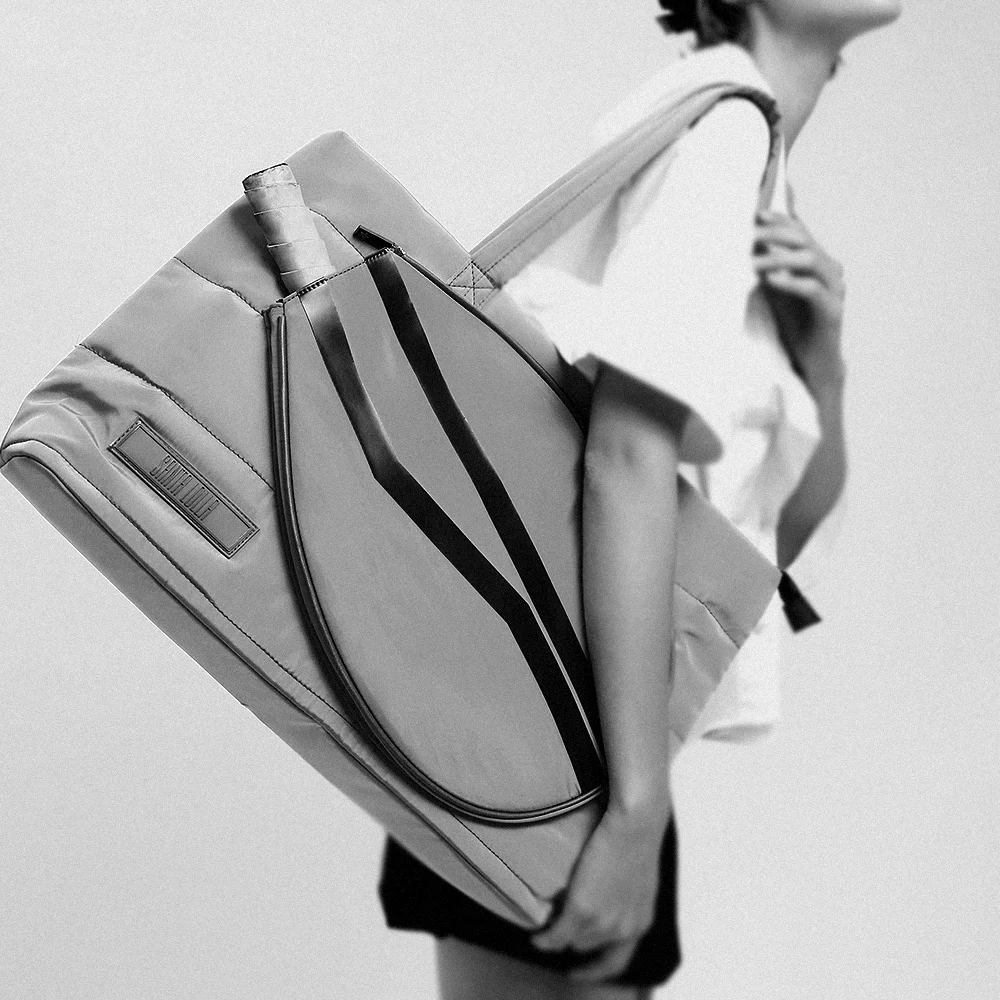 Bolsa Para Beach Tennis de Nylon Verde Neon - vista 2 de 3
