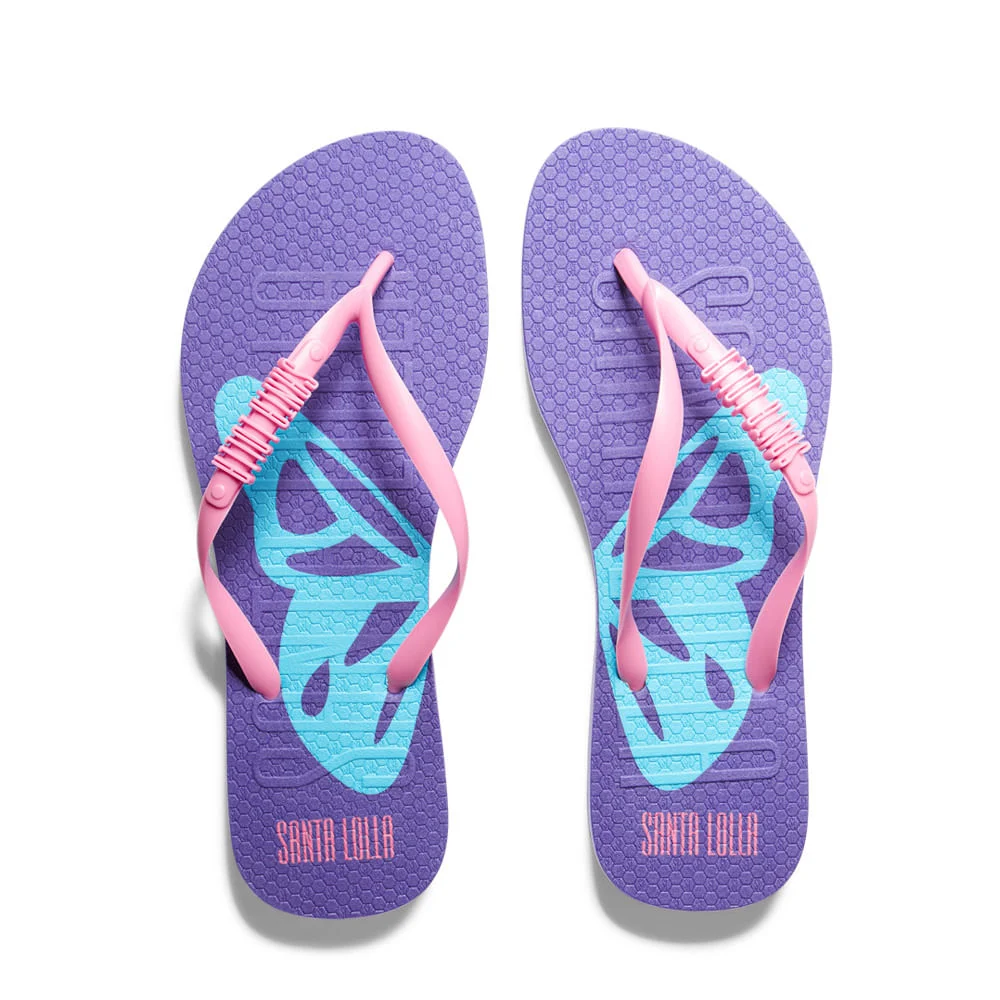 Flip Flop Borracha Roxo Elétrico - vista 5 de 5