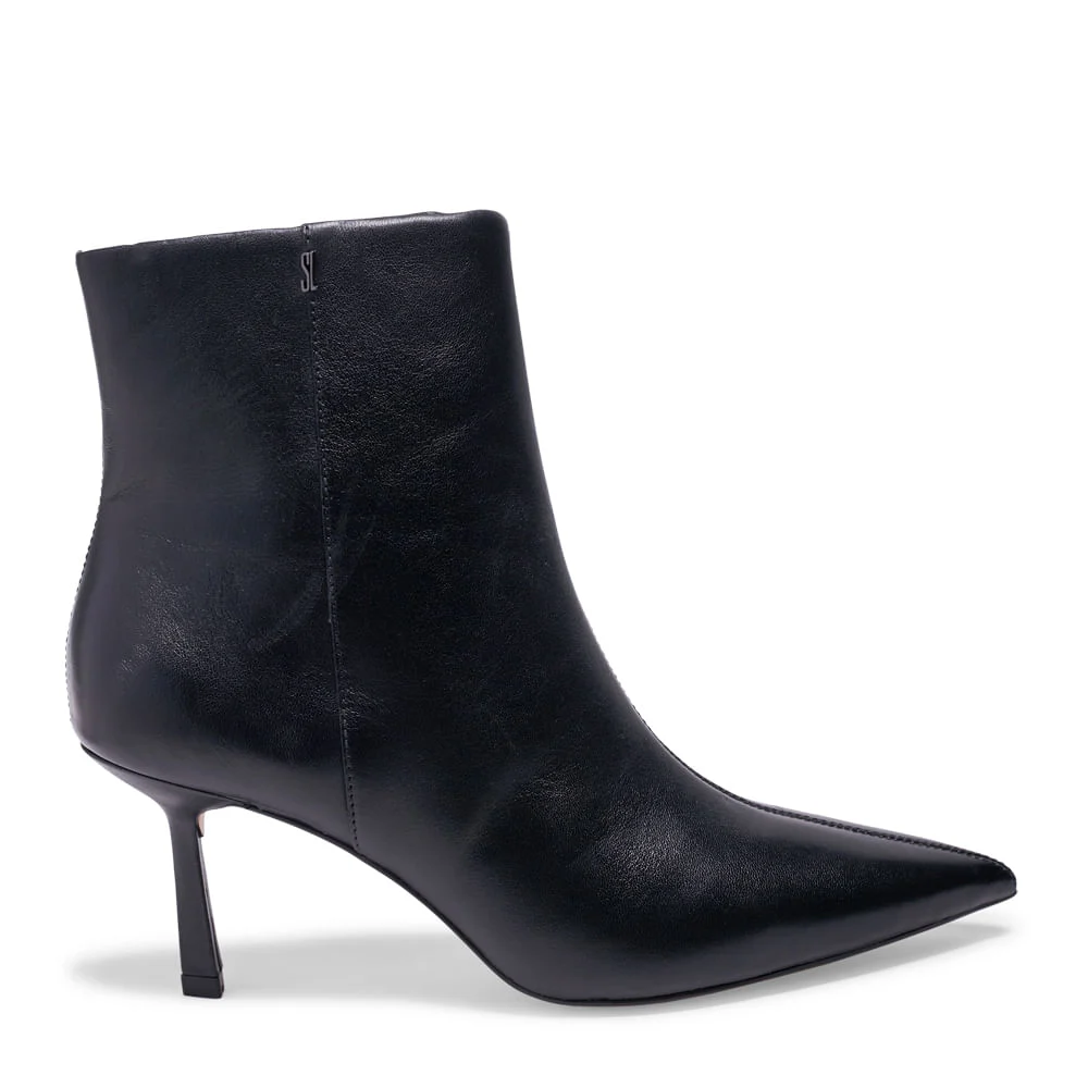 Bota Couro Pelica Soft Bico Fino Preta - vista 1 de 5