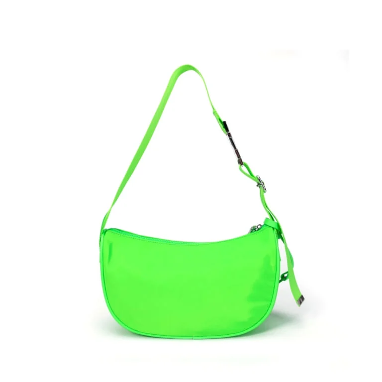 Bolsa Nylon Verde Neon - vista 3 de 5