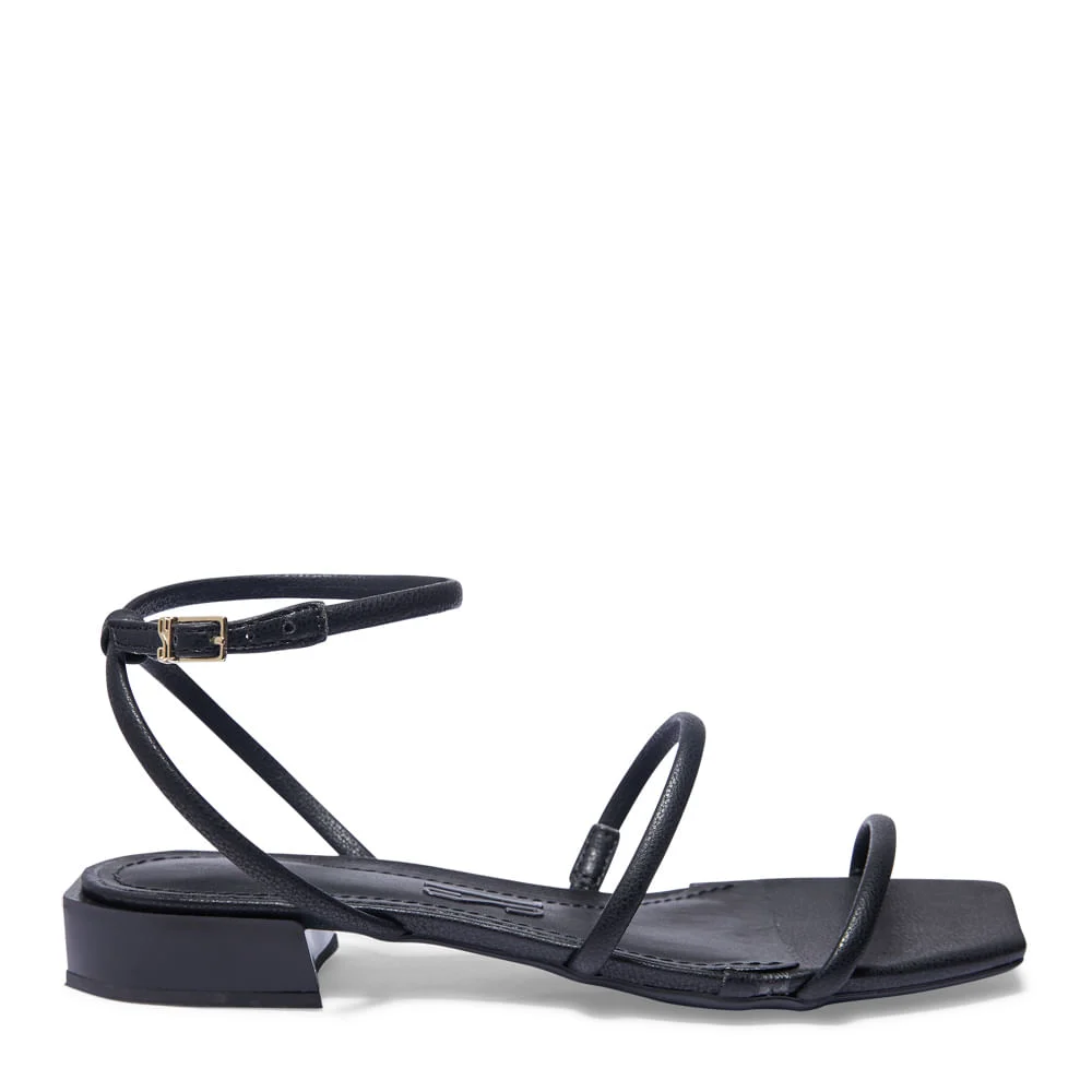 Sandália Rasteira Floater Lux Preto - vista 1 de 4