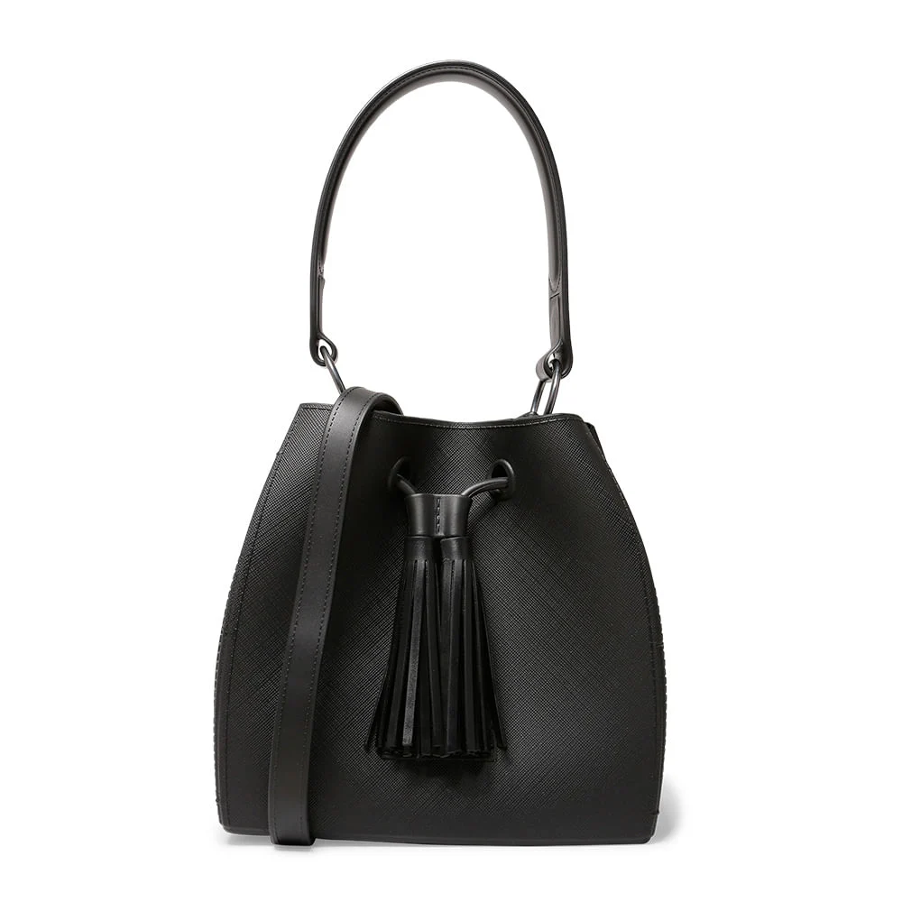 Bolsa Bucket Preta Borracha Barbicacho - vista 1 de 4
