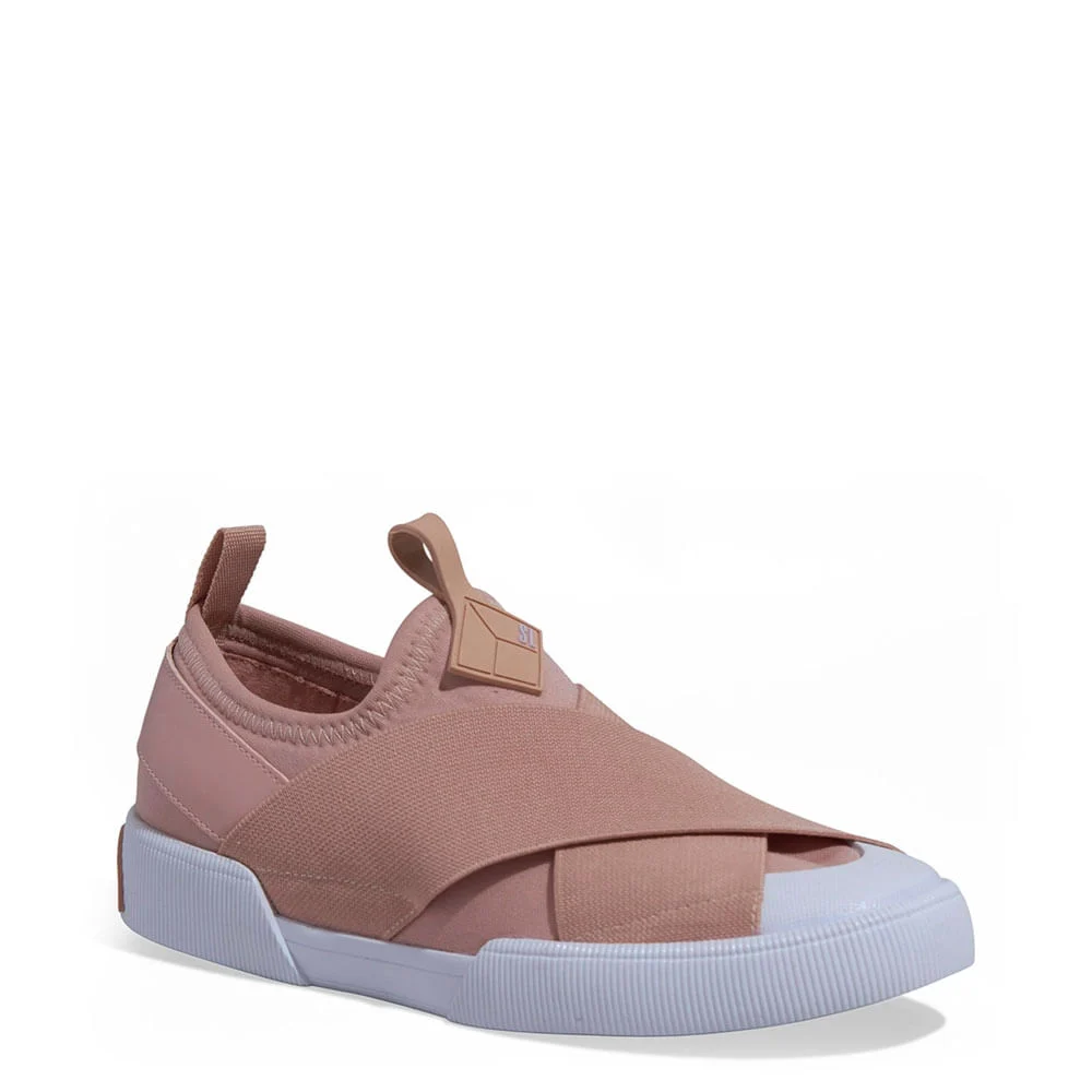 Tênis Slip On Neoprene Elásticos Rosa - vista 2 de 4