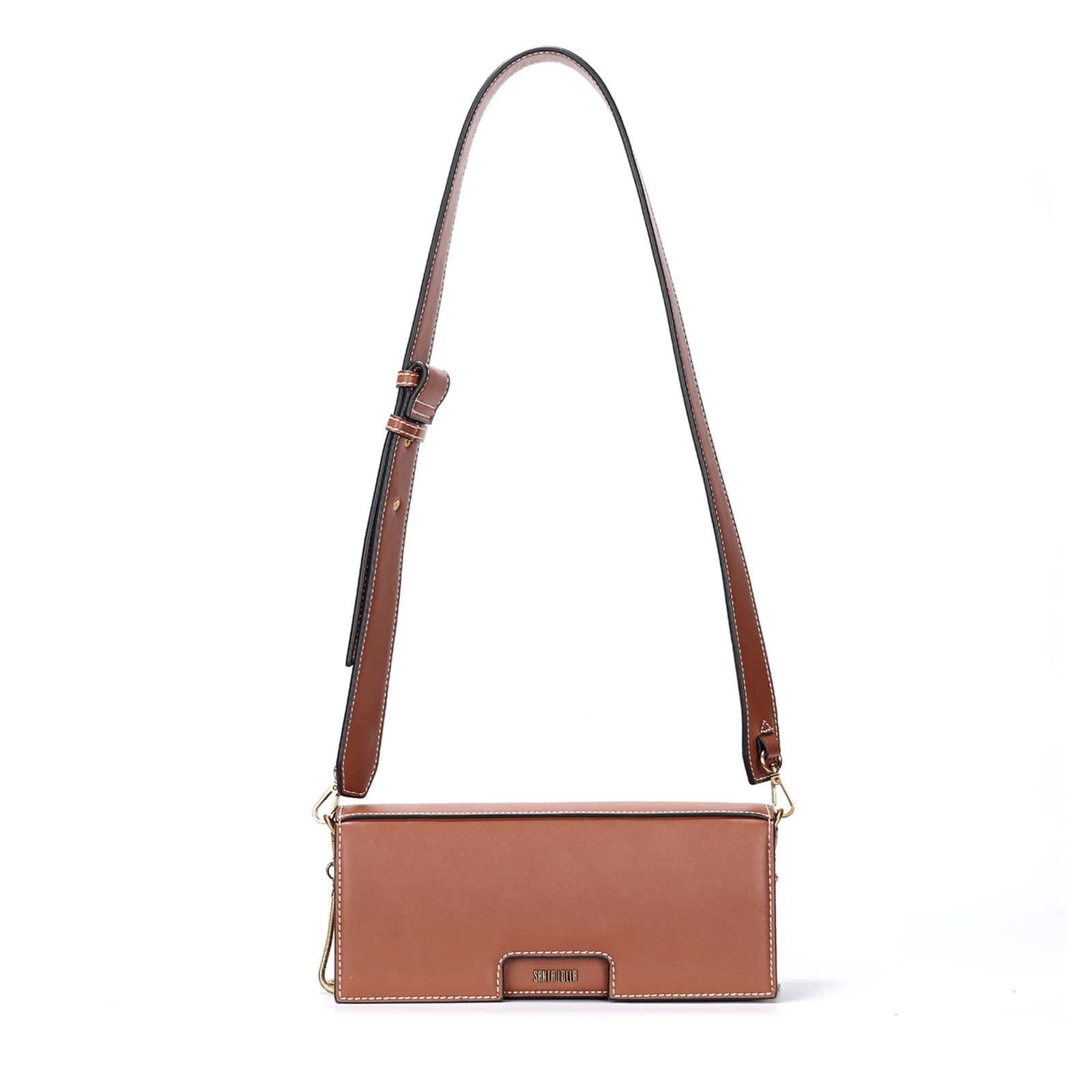 Bolsa Baguete Marrom Alça Fina - vista 1 de 3