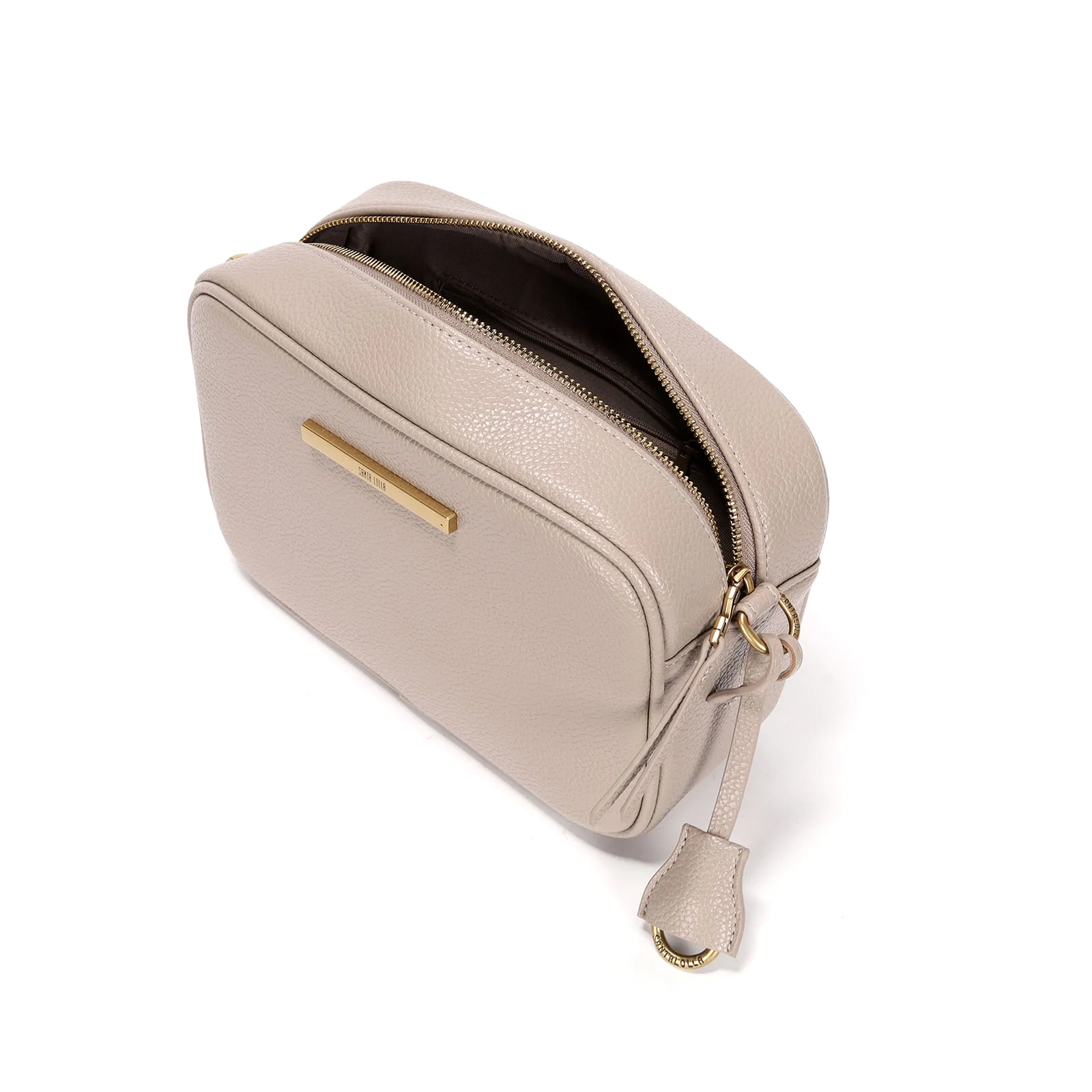 Bolsa Baguete Bege Alça Transversal - vista 3 de 3