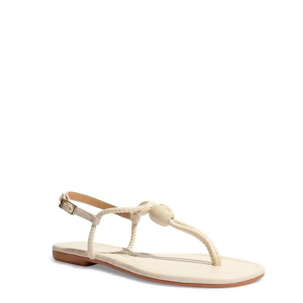 Rasteira Salomé Napa Soft Off White - vista 2 de 4