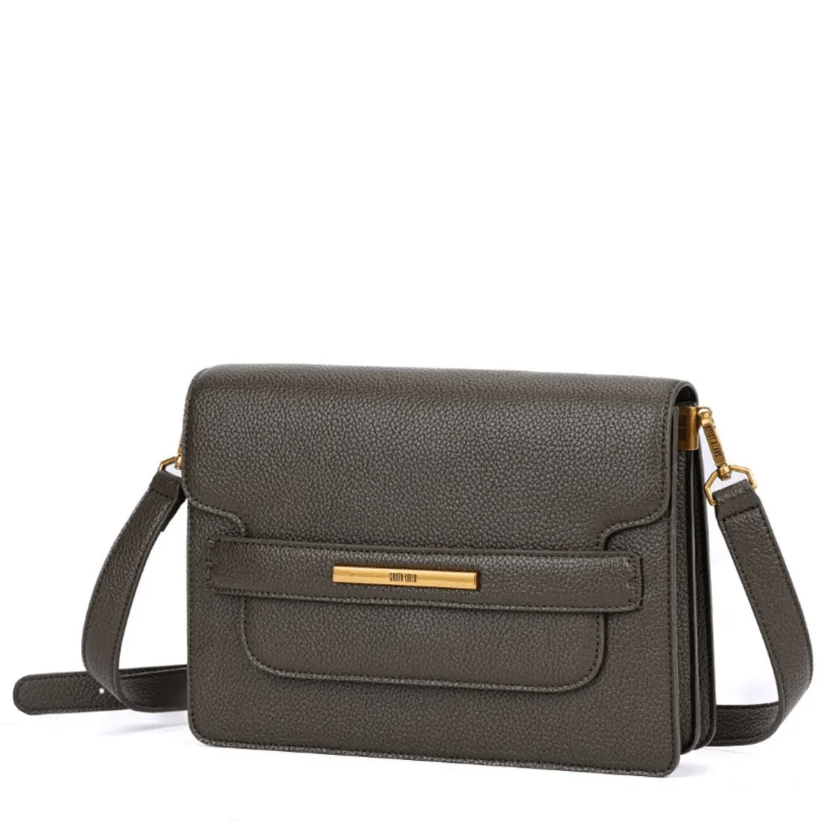 Bolsa Tiracolo Verde Militar Alça Removível - vista 3 de 6