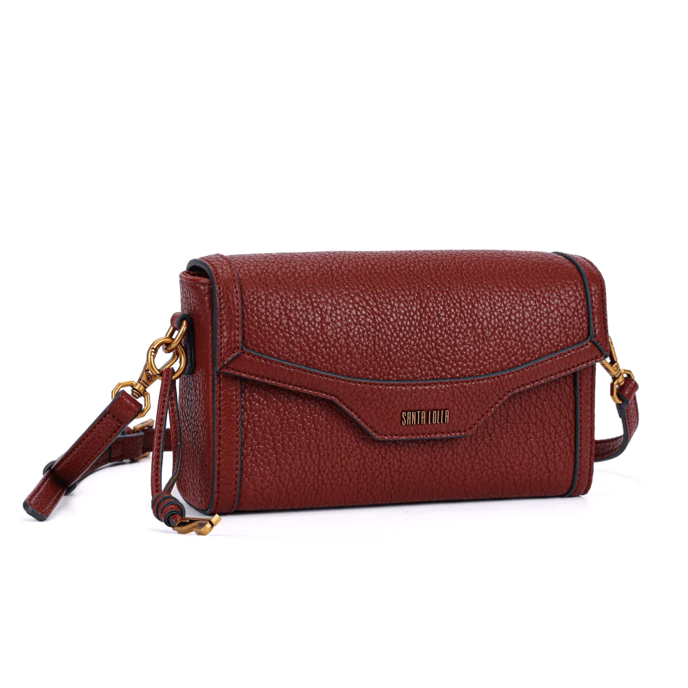 Bolsa Marrom Tiracolo Quadrada - vista 2 de 7
