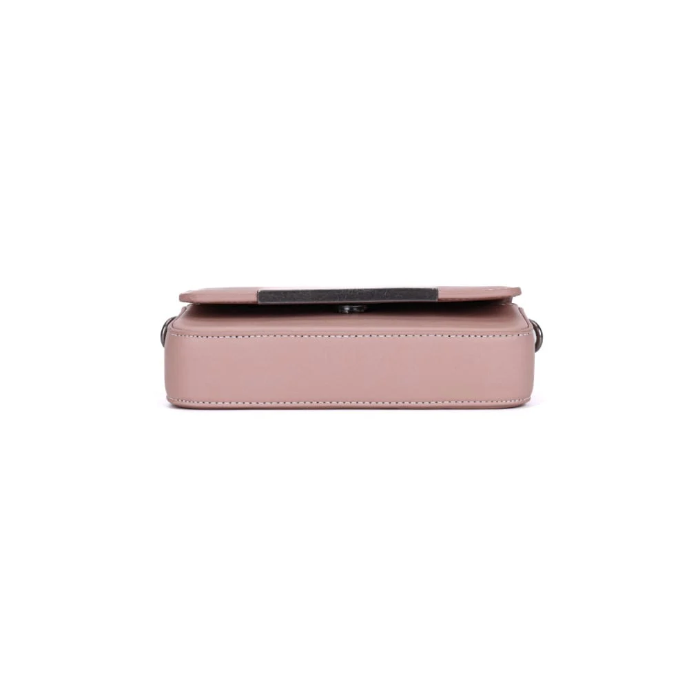 Bolsa Mini Bag Rose Alça Fina Transversal - vista 5 de 6