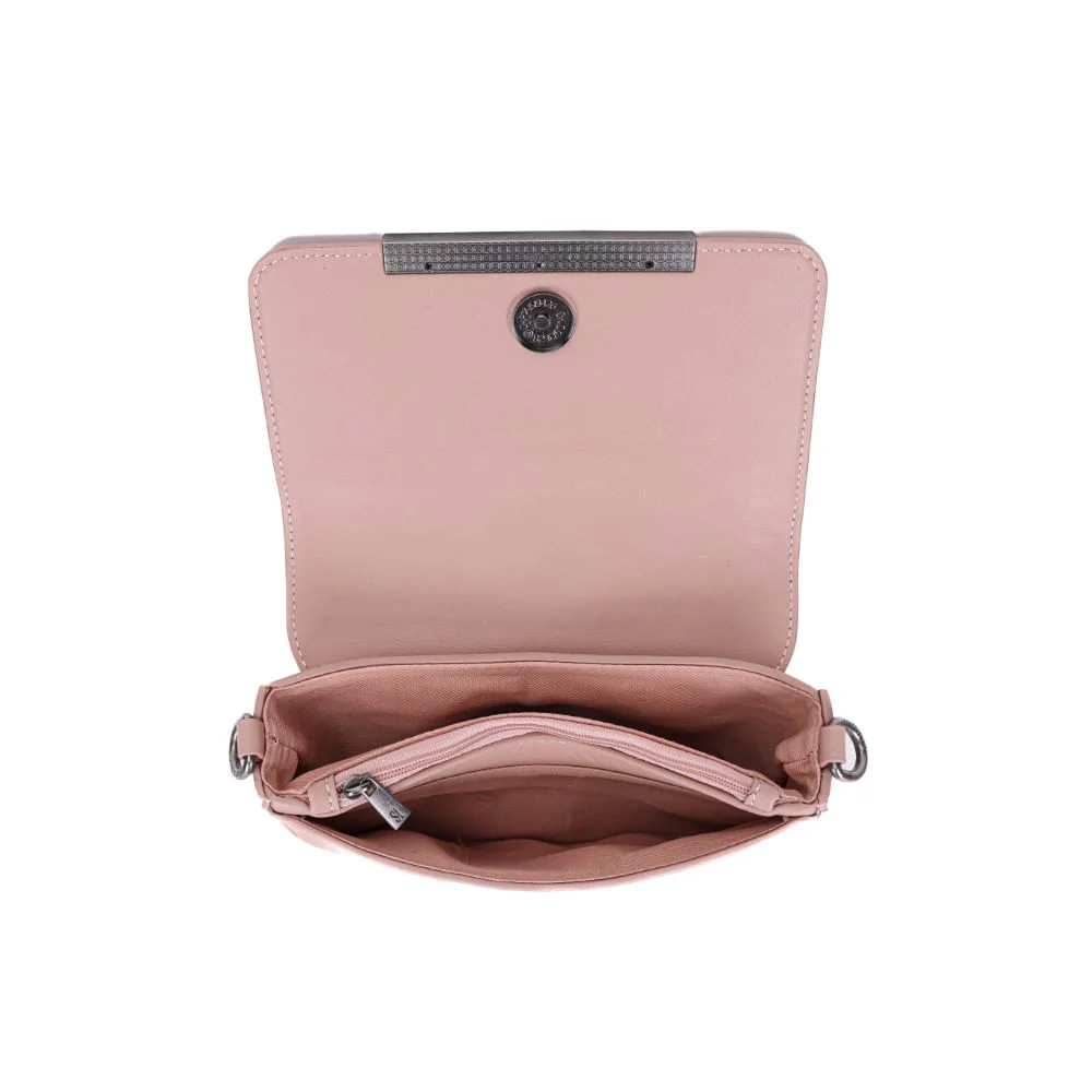 Bolsa Mini Bag Rose Alça Fina Transversal - vista 6 de 6