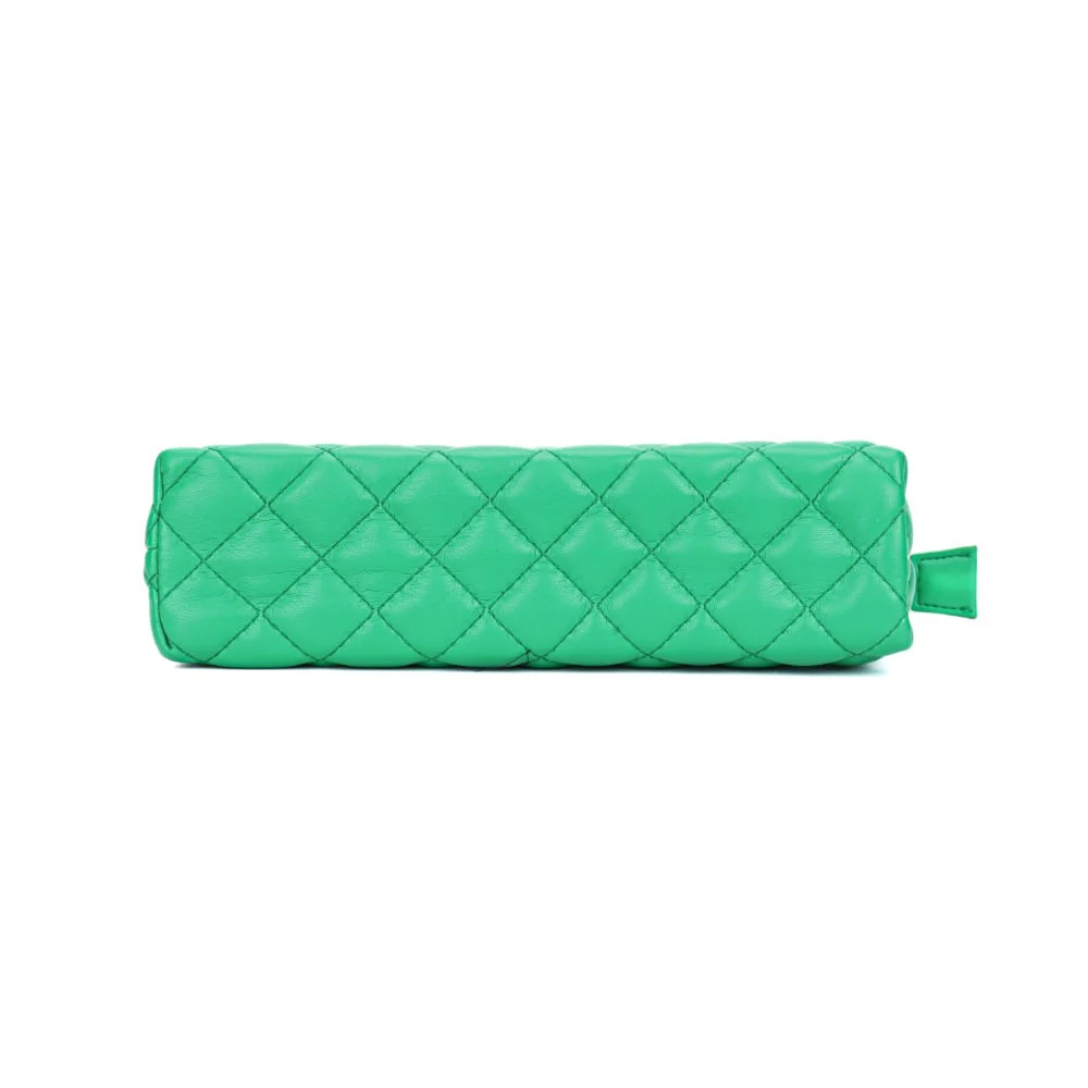 Bolsa Verde Esmeralda Matelassê Alça Fina Transversal - vista 6 de 7