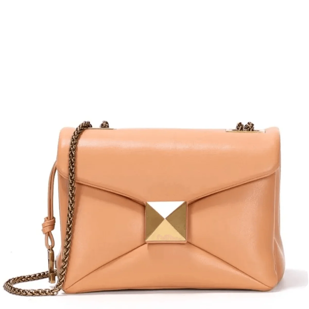 Bolsa Mini Bag Caramelo Soft Spike Alça Corrente - vista 1 de 3