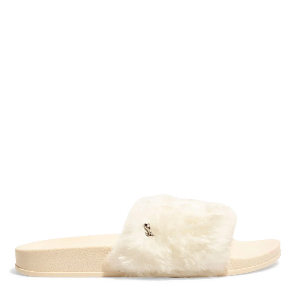 Chinelo Slide Infantil Borracha Off White Pelinho - vista 1 de 4