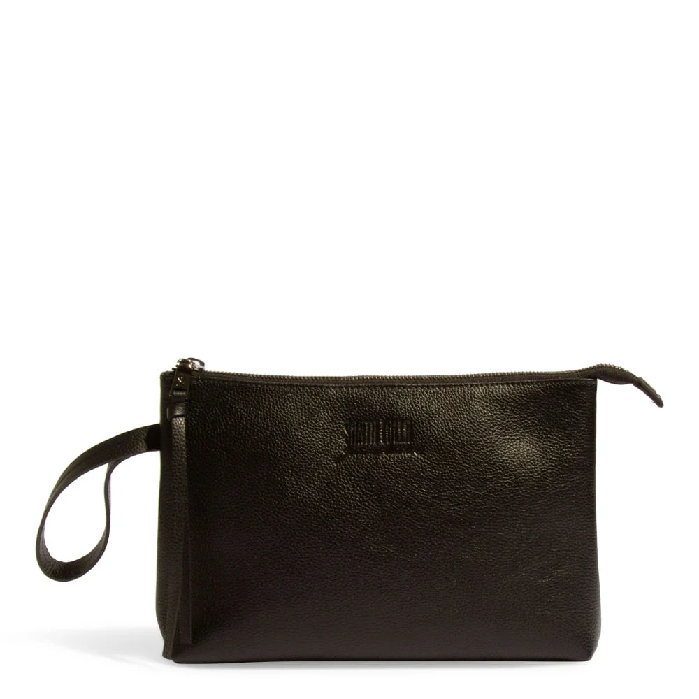 Clutch Couro Floater Preto - vista 1 de 4