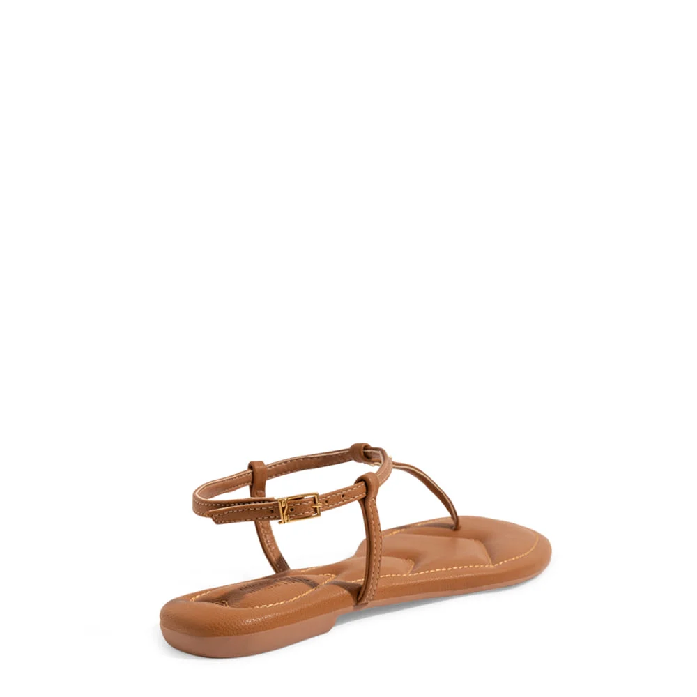 Rasteira Floater Lux Marrom - vista 4 de 4