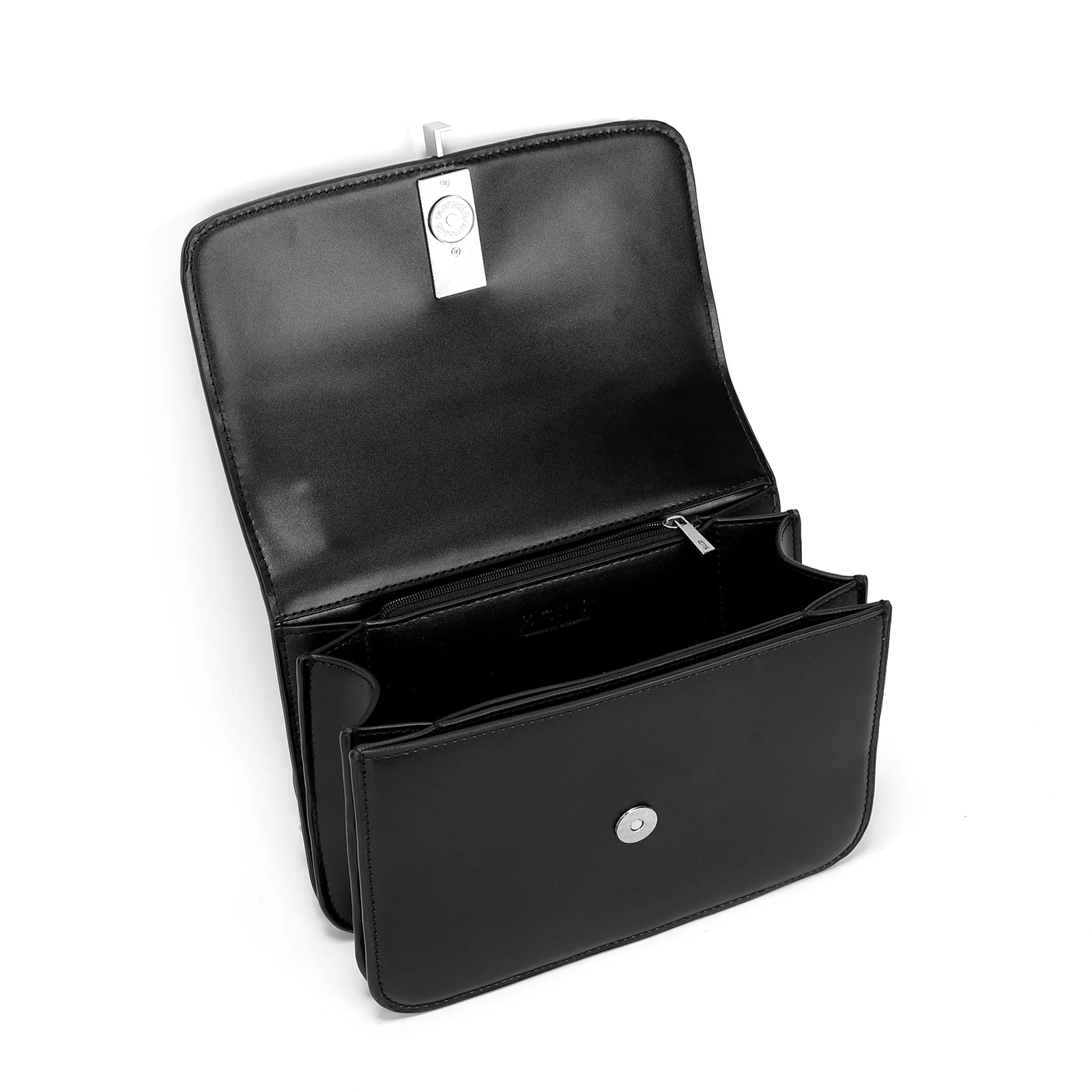 Bolsa Soft Pequena Preta Alça Transversal - vista 3 de 3
