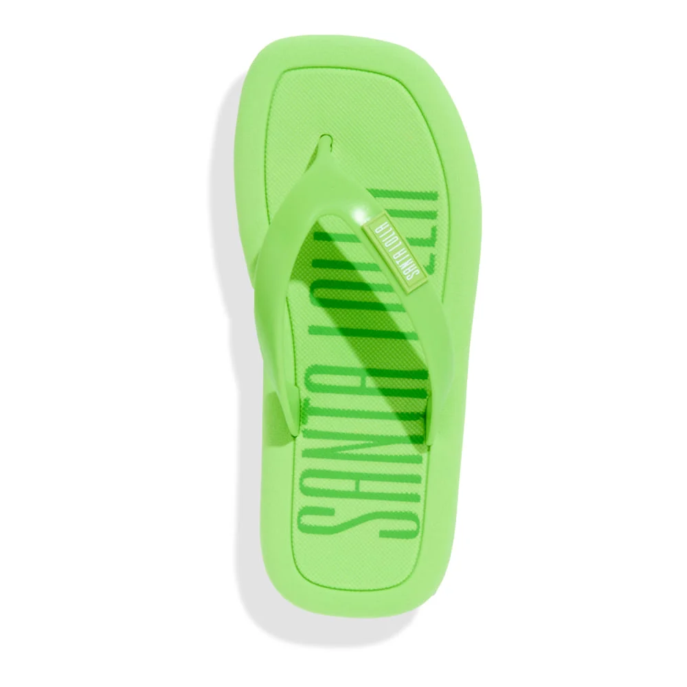 Chinelo Flip Flop Nuvem Borracha Verde Limão - vista 4 de 4