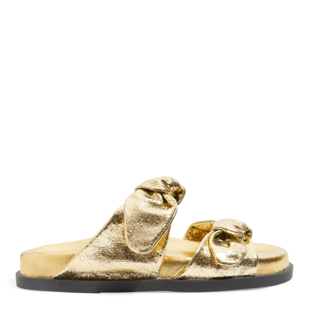 Papete Laço Metalizada Dourada - vista 1 de 4