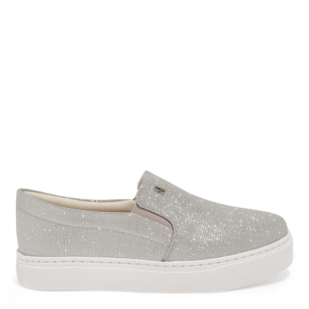Tênis Slip On Shine Lizard Prata - vista 1 de 4