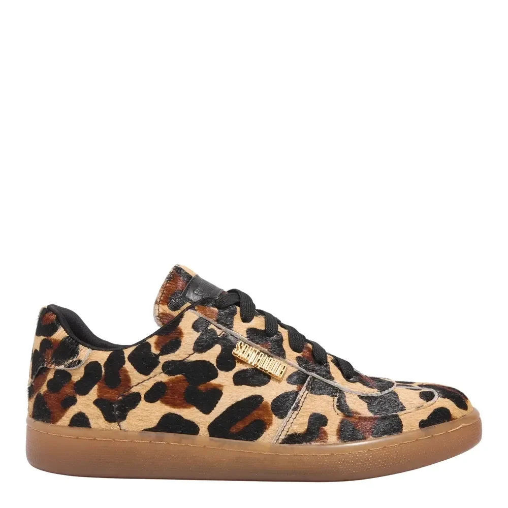 Tênis Couro Estampa Animal Print Onça - vista 1 de 4
